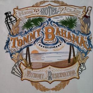 Tommy Bahama embroidered silk shirt